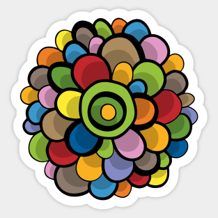 Spring Bubble Flower Sticker